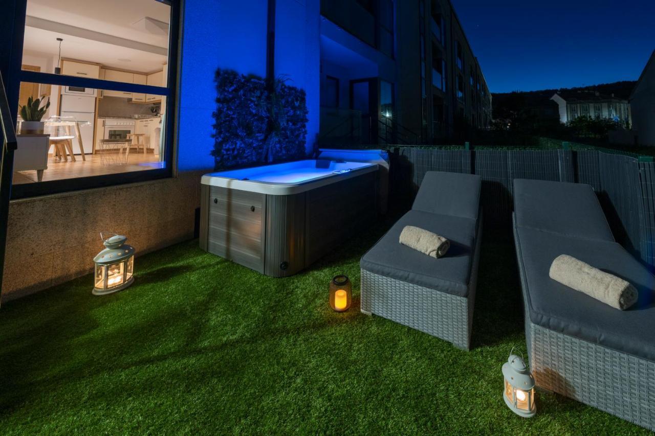 Garden Fisterra - Jacuzzi, Jardin Privado Y Vista Mar公寓 外观 照片